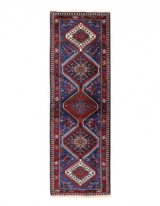 Fine Hand Hand Knotted Persian Yalameh runner 2'X 6'6": Fine Hand Hand Knotted Persian Yalameh runner 2'X 6'6" - New, Yalameh, Hand-Knotted, Lamb's Wool, 300 -D13628- 862.This item is part of our fine auction collection which includes many fine home access
