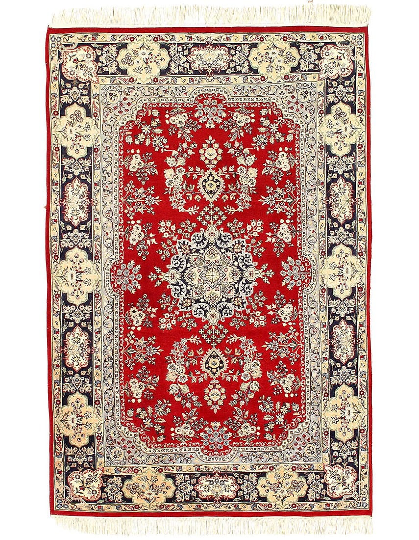 Kashan Design Hand-Knotted 4'7" X 7': Kashan Design Hand-Knotted 4'7" X 7' - New, Tabriz, Hand-Knotted, Wool, 300 -D03189- 862.This item is part of our fine auction collection which includes many fine home accessories including antique