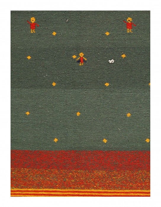 Multi color Flat Weave Sumak 5' X 8' - 2