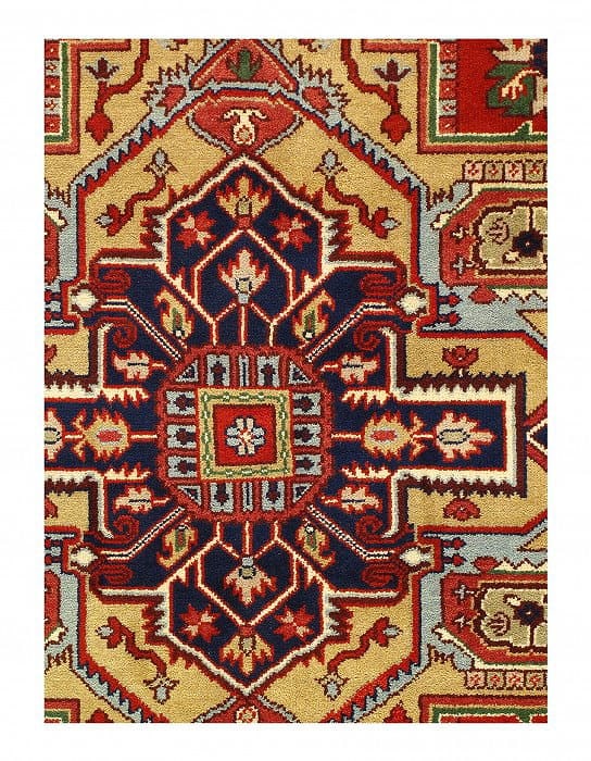 Rust Fine Hand-Knotted Serapi Design 9' X 12' - 2