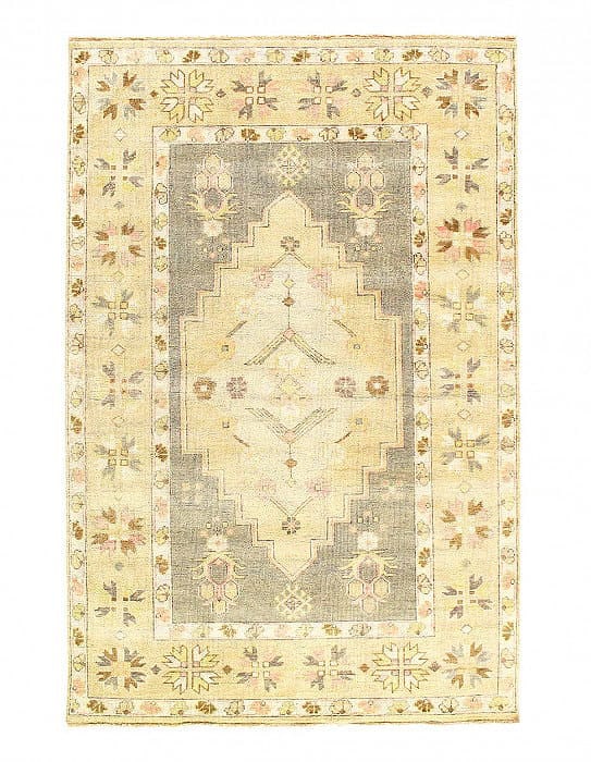Fine hand Knotted Oushak Rug 6' X 9'2'': Fine hand Knotted Oushak Rug 6' X 9'2'' - New, Oushak, Hand-Knotted, Lamb's Wool, 300 -D14367- 862.This item is part of our fine auction collection which includes many fine home accessories including 