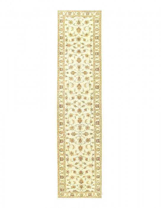 Fine Hand Knotted Oushak Runner 2'7'' X 11'9'': Fine Hand Knotted Oushak Runner 2'7'' X 11'9'' - New, Oushak, Hand-Knotted, Lamb's Wool, 300 -D12427- 862.This item is part of our fine auction collection which includes many fine home accessories inc