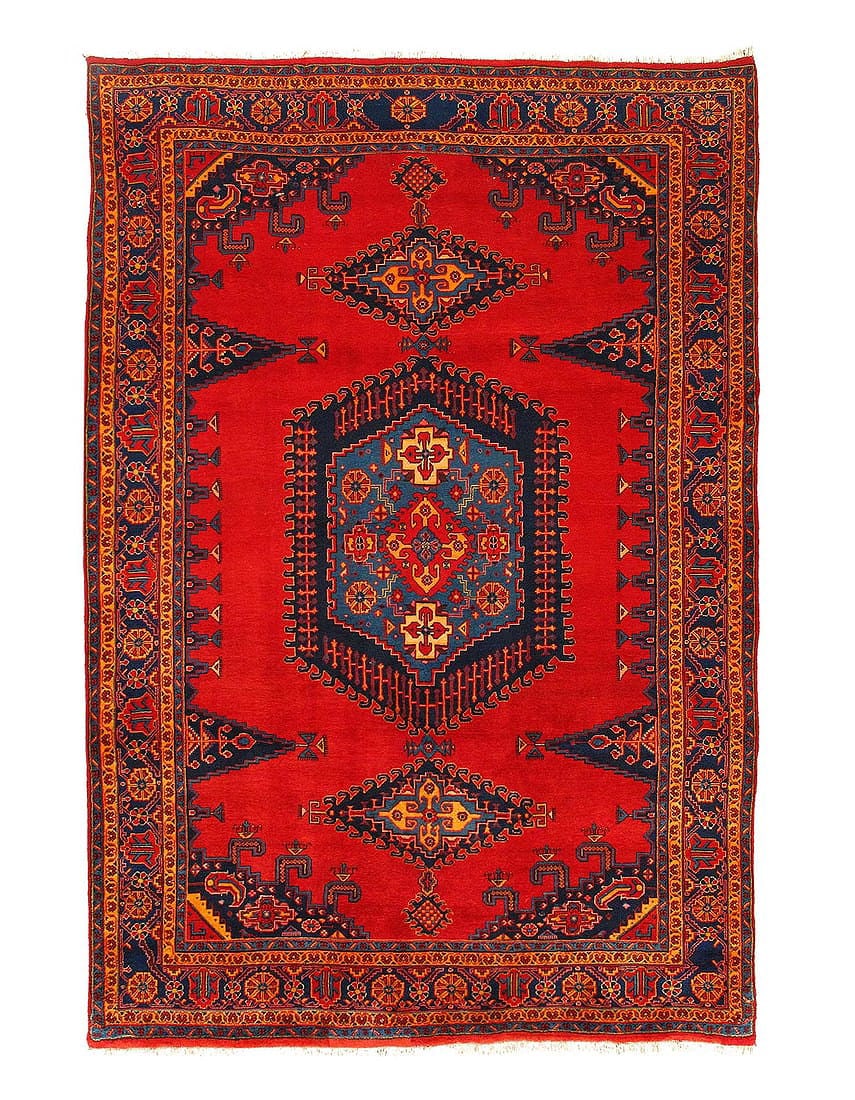 Fine Hand Knotted Persian Vintage NW rug 6'8'' X 9'11'': Fine Hand Knotted Persian Vintage NW rug 6'8'' X 9'11'' - 1970, NorthWest, Hand-Knotted, Lamb's Wool, 300 -53206- 862.This item is part of our fine auction collection which includes many fine home acc