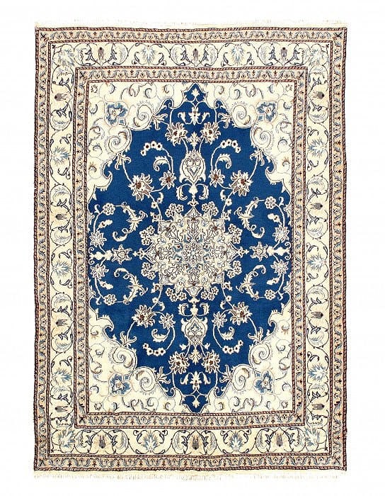 Fine Hand Knotted Persian Nain 5'3'' X 7'9'': Fine Hand Knotted Persian Nain 5'3'' X 7'9'' - New, Nain, Hand-Knotted, Lamb's Wool, 300 -D06583- 862.This item is part of our fine auction collection which includes many fine home accessories includi