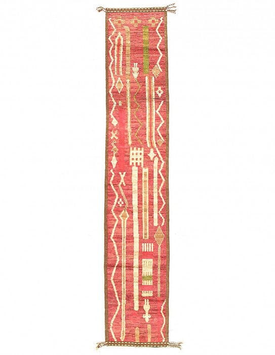 Fine Hand Knotted moroccan Runner 2'11'' X 16': Fine Hand Knotted moroccan Runner 2'11'' X 16' - New, Moroccan, Hand-Knotted, Lamb's Wool, 300 -D14397- 862.This item is part of our fine auction collection which includes many fine home accessories i
