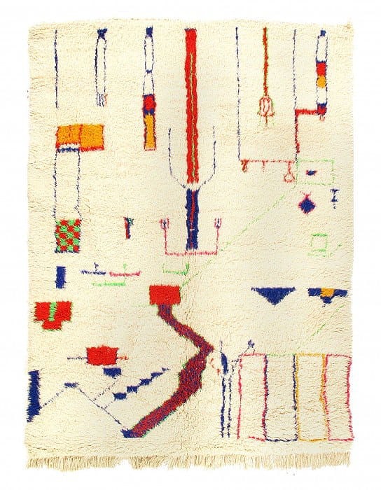 Fine Hand Knotted Vintage moroccon 6'8'' X 8'1'': Fine Hand Knotted Vintage moroccon 6'8'' X 8'1'' - Circa 1970, Moroccan, Hand-Knotted, Lamb's Wool, 300 -D11836- 862.This item is part of our fine auction collection which includes many fine home acce