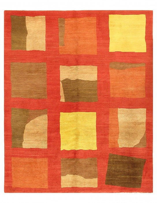 Modern Genuine Nepal Rug - 8' X 10': Modern Genuine Nepal Rug - 8' X 10' - New, Modern & Contemporary, Hand-Knotted, Lamb's Wool, 300 -D10443- 862.This item is part of our fine auction collection which includes many fine home accessories
