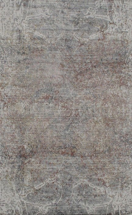Gray Modern wool & silk Rug 5' X 8': Gray Modern wool & silk Rug 5' X 8' - New, Modern, Hand-Knotted, Wool & Silk, 300 -D08925- 862.This item is part of our fine auction collection which includes many fine home accessories including anti
