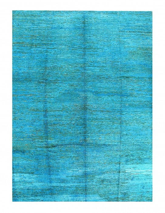 Agua Hand Knotted Modern Rug 10'1'' X 14'1'': Agua Hand Knotted Modern Rug 10'1'' X 14'1'' - New, Modern, Hand-Knotted, sari Silk, 300 -D07980- 862.This item is part of our fine auction collection which includes many fine home accessories includi