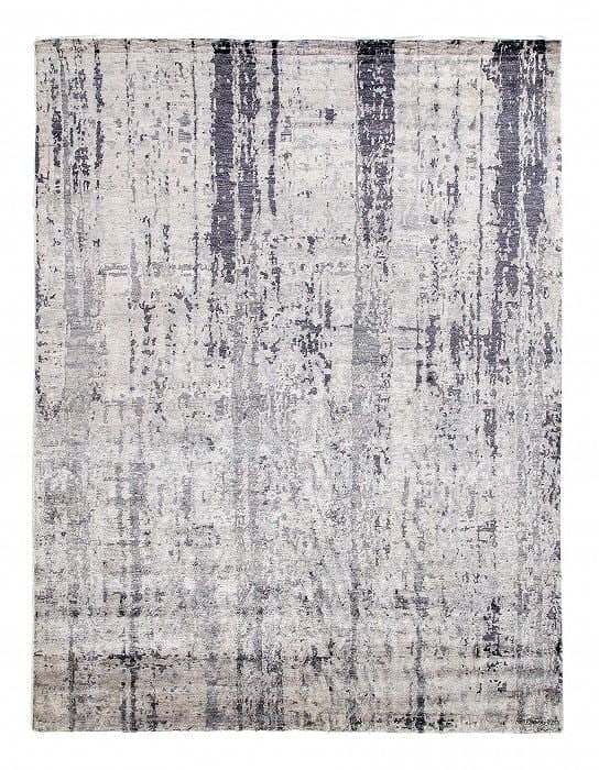 Gray Hand Knotted Modern Rug 9'1'' X 12': Gray Hand Knotted Modern Rug 9'1'' X 12' - New, Modern, Hand-Knotted, V. Silk, 300 -D09453- 862.This item is part of our fine auction collection which includes many fine home accessories including ant