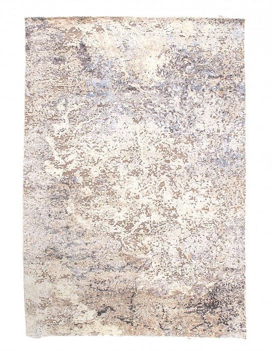 Gray Color Fine Hand Knotted Modern rug 6'X 9': Gray Color Fine Hand Knotted Modern rug 6'X 9' - NEW, Modern, Hand-Knotted, Wool&Bamboo, 300 -D14986- 862.This item is part of our fine auction collection which includes many fine home accessories inc