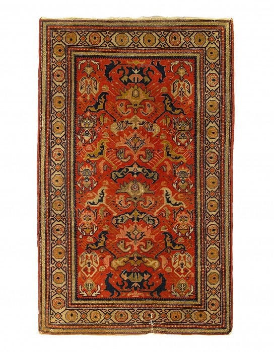 Fine Hand Knotted Antique Turkish Kazak 2'11'' X 4'11'': Fine Hand Knotted Antique Turkish Kazak 2'11'' X 4'11'' - Circa 1920, Kazak, Hand-Knotted, Lamb's Wool, 300 -D11666- 862.This item is part of our fine auction collection which includes many fine home 