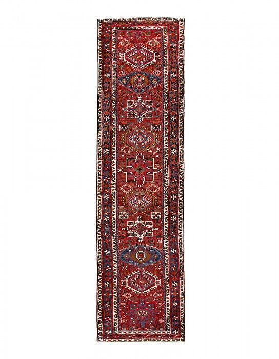 Antique Persian Karajeh Runner 4' X 17': Antique Persian Karajeh Runner 4' X 17' - Circa 1920, Karaja, Hand-Knotted, Lamb's Wool, 300 -D12584- 862.This item is part of our fine auction collection which includes many fine home accessories inc