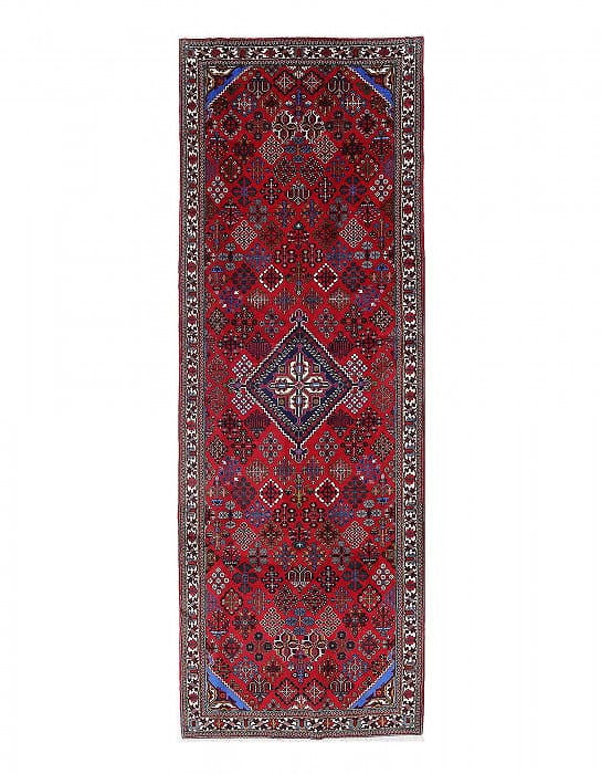 Fine Hand knotted Persian Joshaghan runner 4'4'' X 13'2'': Fine Hand knotted Persian Joshaghan runner 4'4'' X 13'2'' - 1970, Josheghan, Hand-Knotted, Lamb's Wool, 300 -D14053- 862.This item is part of our fine auction collection which includes many fine home 