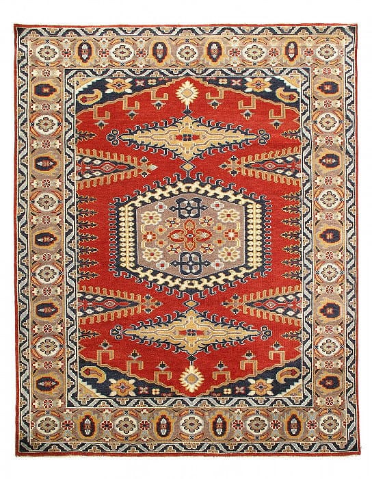 Fine Hand Knotted Vase rug 8'1'' X 10': Fine Hand Knotted Vase rug 8'1'' X 10' - New, Indian, Hand-Knotted, Lamb's Wool, 300 -D12463- 862.This item is part of our fine auction collection which includes many fine home accessories including a
