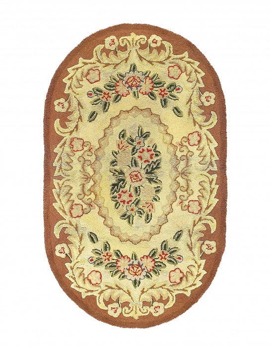 Antique American hooked rug 3'X 4'8': Antique American hooked rug 3'X 4'8' - CIRCA 1940, Hooked Rug, Handmade, Lamb's Wool, 300 -D11816- 862.This item is part of our fine auction collection which includes many fine home accessories includ