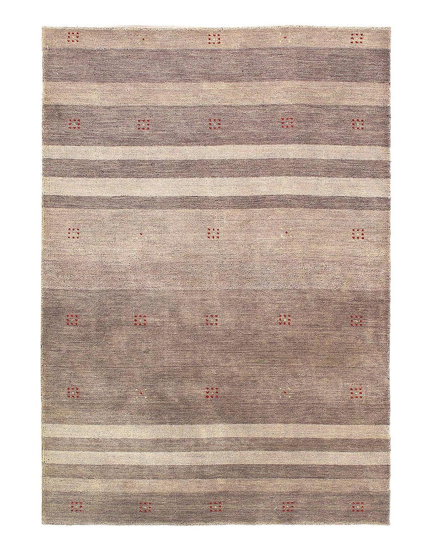 Beige Color Fine Hand knotted Gabbeh Rug 4'x 5'8": Beige Color Fine Hand knotted Gabbeh Rug 4'x 5'8" - NEW, Gabbeh, Hand-Knotted, Lamb's Wool, 300 -D15015- 862.This item is part of our fine auction collection which includes many fine home accessories 