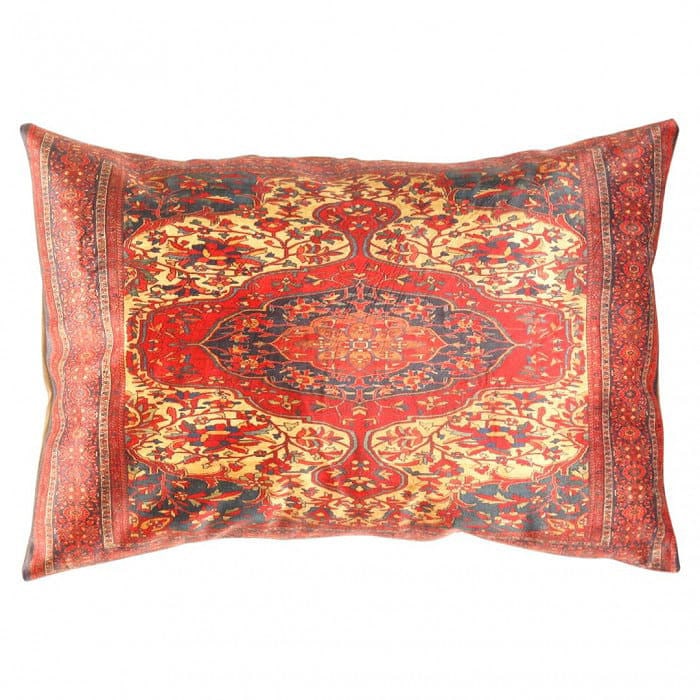 Persian Rug Throw Pillow 16'' X 24'': Persian Rug Throw Pillow 16'' X 24'' - New, Isfahan, N/A, Velvet Silk, 300 -TIR 222- 862.This item is part of our fine auction collection which includes many fine home accessories including antique ru