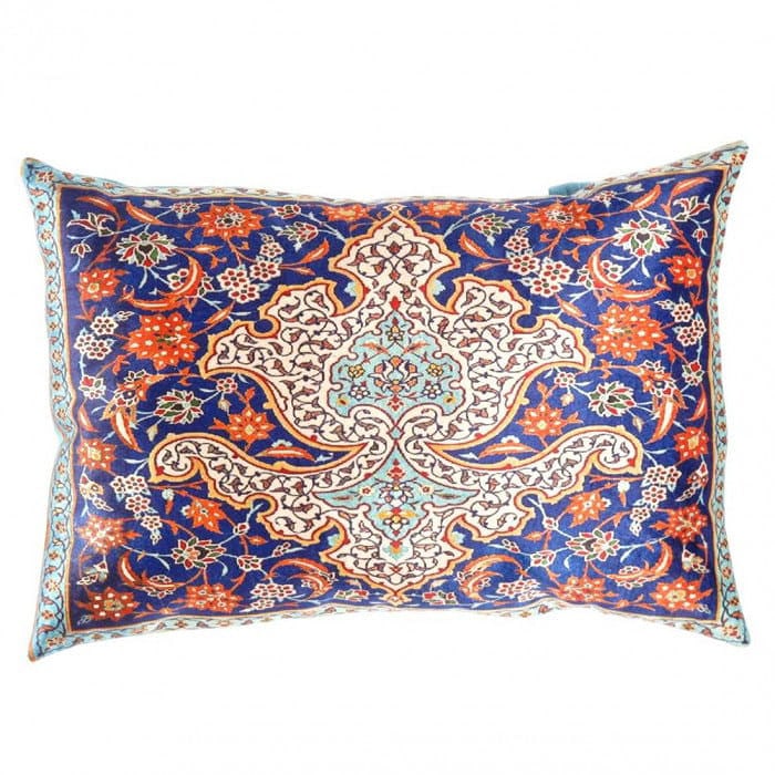 Persian Velvet Pillow 16'' X 24'': Persian Velvet Pillow 16'' X 24'' - New, Isfahan, N/A, Velvet Silk, 300 -TIR 183- 862.This item is part of our fine auction collection which includes many fine home accessories including antique rugs,