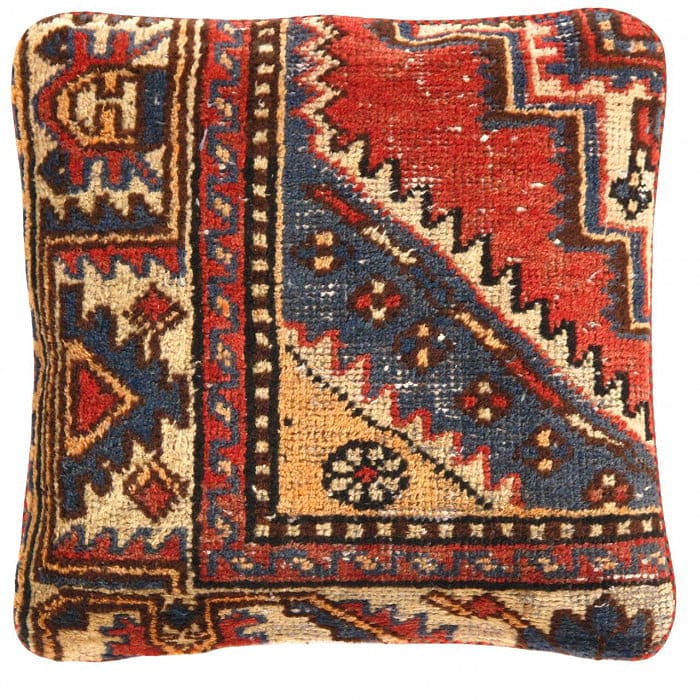 Pasargad Vintage Hand Knotted Farahan Rug Pillow 20": Pasargad Vintage Hand Knotted Farahan Rug Pillow 20" - N/A, Farahan, Hand-Woven, Lamb's Wool, 300 -K 237- 862.This item is part of our fine auction collection which includes many fine home accessories