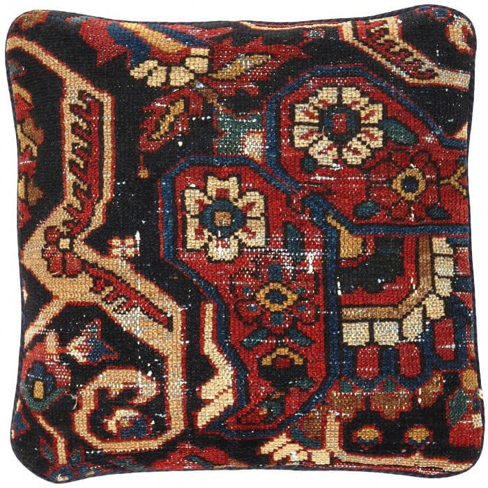Pasargad Vintage Hand Knotted Farahan Rug Pillow 20": Pasargad Vintage Hand Knotted Farahan Rug Pillow 20" - N/A, Farahan, Hand-Woven, Lamb's Wool, 300 -K 213 A- 862.This item is part of our fine auction collection which includes many fine home accessori