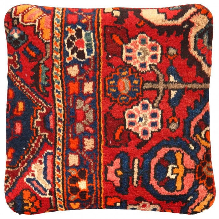 Pasargad Vintage Hand Knotted Farahan Rug Pillow 20": Pasargad Vintage Hand Knotted Farahan Rug Pillow 20" - N/A, Farahan, Hand-Woven, Lamb's Wool, 300 -K 206 A- 862.This item is part of our fine auction collection which includes many fine home accessori