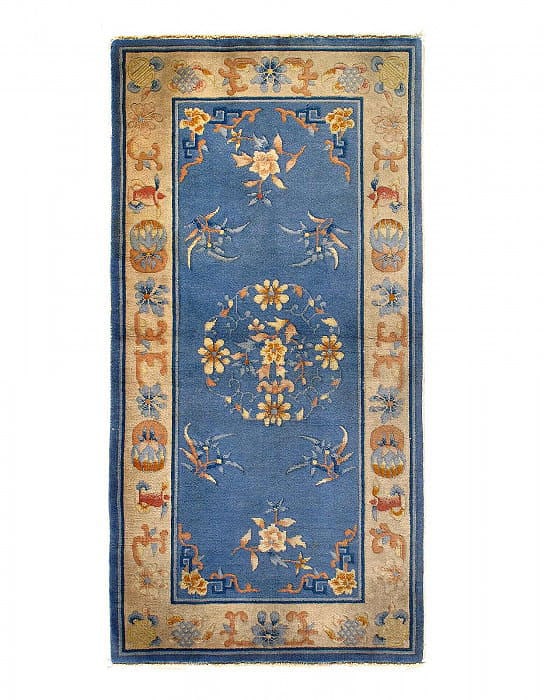 Antique Chinese Art Deco Rug 2'5'' X 4'8'': Antique Chinese Art Deco Rug 2'5'' X 4'8'' - 1900, Art Deco, Hand-Knotted, Lamb's Wool, 300 -D12182- 862.This item is part of our fine auction collection which includes many fine home accessories incl
