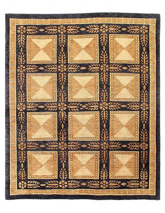 Fine Hand Knotted Art Deco 8'2'' X 9'11'': Fine Hand Knotted Art Deco 8'2'' X 9'11'' - New, Art Deco, Hand-Knotted, Lamb's Wool, 300 -11160- 862.This item is part of our fine auction collection which includes many fine home accessories includi