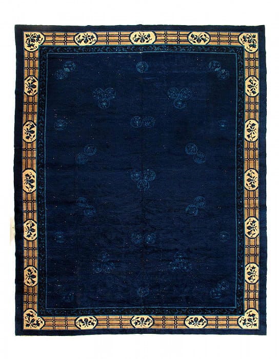Chinese Antique Art Deco rug 9'X 11'5'': Chinese Antique Art Deco rug 9'X 11'5'' - Early 20th Century, Art Deco, Hand-Knotted, Lamb's Wool, 300 -D12331- 862.This item is part of our fine auction collection which includes many fine home acces