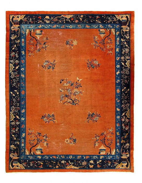 Chinese Antique Art Deco rug 9'3'' X 11'6'' (1 of 9)
