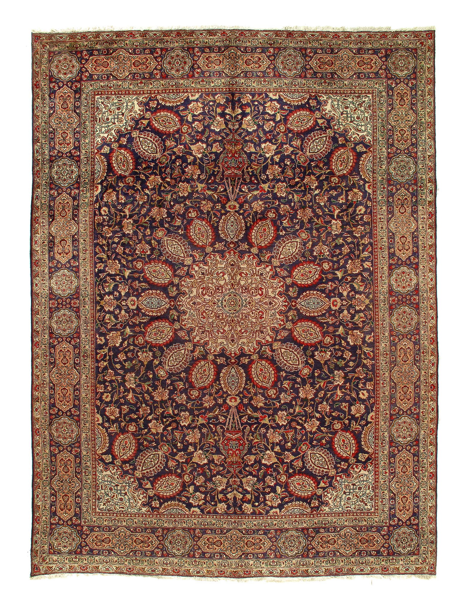 Persian Ardabil Design Tabriz Antique Rug 9'5"X 12'9" (1 of 4)