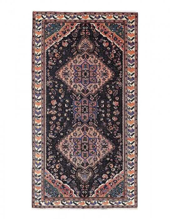Persian Antique Bakhtiari Gallery size 5'9'' X 11': Persian Antique Bakhtiari Gallery size 5'9'' X 11' - 1940, Bakhtiari, Hand-Knotted, Lamb's Wool, 300 -D13352- 862.This item is part of our fine auction collection which includes many fine home accesso