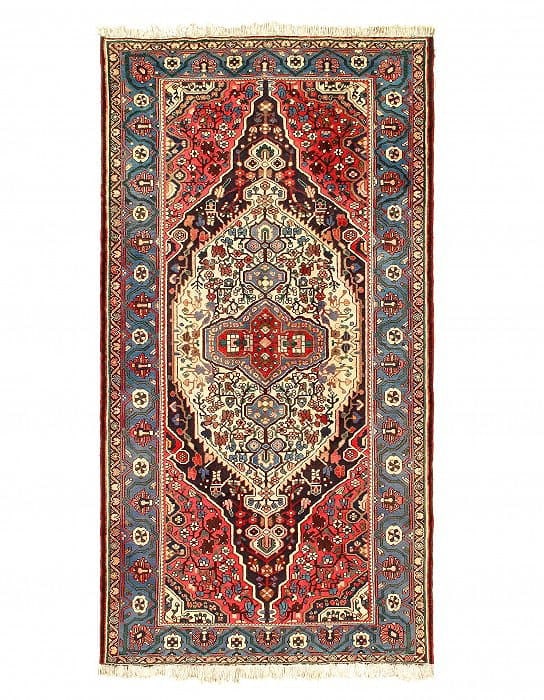 Fine Hand Knotted Vintage Persian Bakhtiari rug 5' X 10': Fine Hand Knotted Vintage Persian Bakhtiari rug 5' X 10' - Circa 1970, Bakhtiari, Hand-Knotted, Lamb's Wool, 300 -D03317- 862.This item is part of our fine auction collection which includes many fine 