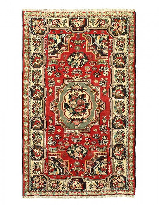 Fine Hand Knotted Persian Vintage Bakhtiari Rug 5'4'' X 8'11'': Fine Hand Knotted Persian Vintage Bakhtiari Rug 5'4'' X 8'11'' - 1970, Bakhtiari, Hand-Knotted, Lamb's Wool, 300 -53054- 862.This item is part of our fine auction collection which includes many fine h
