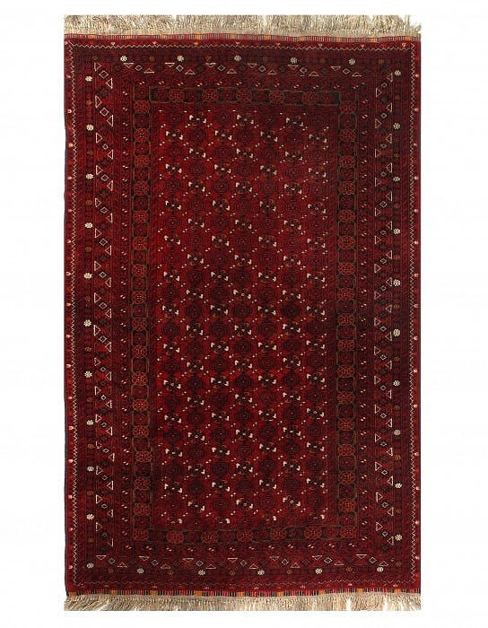 Rust Afghani Bashire 4'3"x6'5": Rust Afghani Bashire 4'3"x6'5" - Circa 1980, Beshir, Hand-Knotted, Lamb's Wool, 300 -D10027- 862.This item is part of our fine auction collection which includes many fine home accessories including an