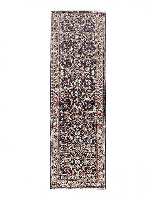 Navy blue fine hand knotted persian bidjar runner 2' X 6'7'': Navy blue fine hand knotted persian bidjar runner 2' X 6'7'' - New, Bidjar, Hand-Knotted, Lamb's Wool, 300 -D13493- 862.This item is part of our fine auction collection which includes many fine home a