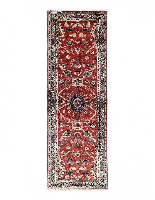 Red Color Fine Hand knotted Persian Bidjar runner 2' X 6'4'': Red Color Fine Hand knotted Persian Bidjar runner 2' X 6'4'' - New, Bidjar, Hand-Knotted, Lamb's Wool, 300 -D13498- 862.This item is part of our fine auction collection which includes many fine home a