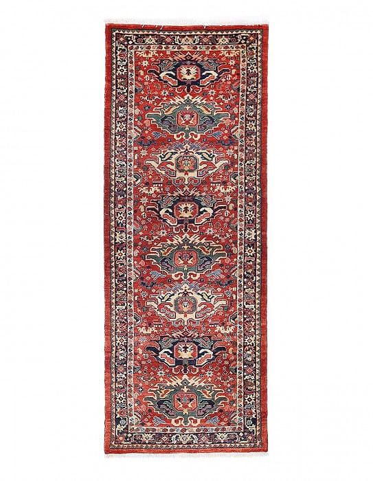 Red color fine hand knotted persian bidjar runner 2'2'' X 6': Red color fine hand knotted persian bidjar runner 2'2'' X 6' - New, Bidjar, Hand-Knotted, Lamb's Wool, 300 -D13492- 862.This item is part of our fine auction collection which includes many fine home a