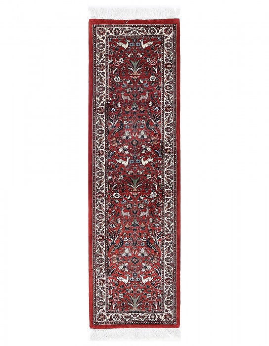 Fine Hand knotted Persian Bidjar runner 1'6"X 6'7": Fine Hand knotted Persian Bidjar runner 1'6"X 6'7" - NEW, Bidjar, Hand-Knotted, Wool & Silk, 300 -D13595- 862.This item is part of our fine auction collection which includes many fine home accessories