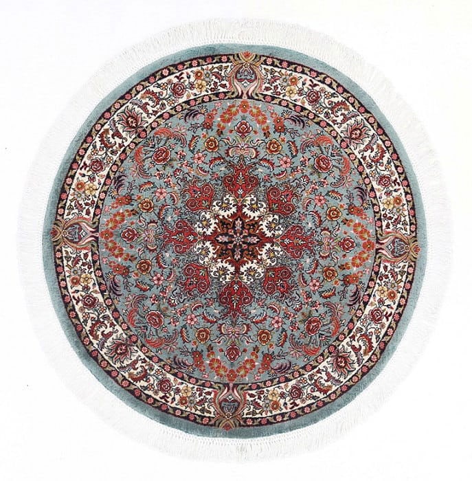 Fine Hand knotted Persian Bidjar round rug 3'5'' X 3'5'' (1 of 3)