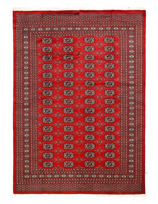 Fine Hand Knotted Bokhara rug 5' x 7': Fine Hand Knotted Bokhara rug 5' x 7' - New, Bokhara, Hand-Knotted, Lamb's Wool, 300 -D12555- 862.This item is part of our fine auction collection which includes many fine home accessories including a