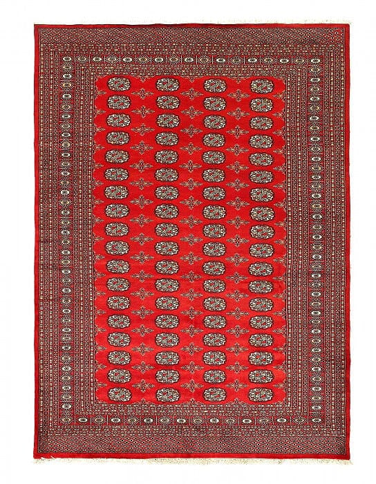 Red color Fine Hand Knotted Bokhara rug 5'8"X 8': Red color Fine Hand Knotted Bokhara rug 5'8"X 8' - NEW, Bokhara, Hand-Knotted, Lamb's Wool, 300 -D14176- 862.This item is part of our fine auction collection which includes many fine home accessories 