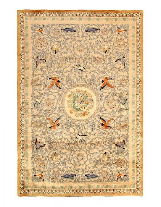 Fine Hand knotted Chinese Peking rug 5'11'' X 9': Fine Hand knotted Chinese Peking rug 5'11'' X 9' - circa 1960, Chinese Peking, Hand-Knotted, Lamb's Wool, 300 -D14182- 862.This item is part of our fine auction collection which includes many fine hom
