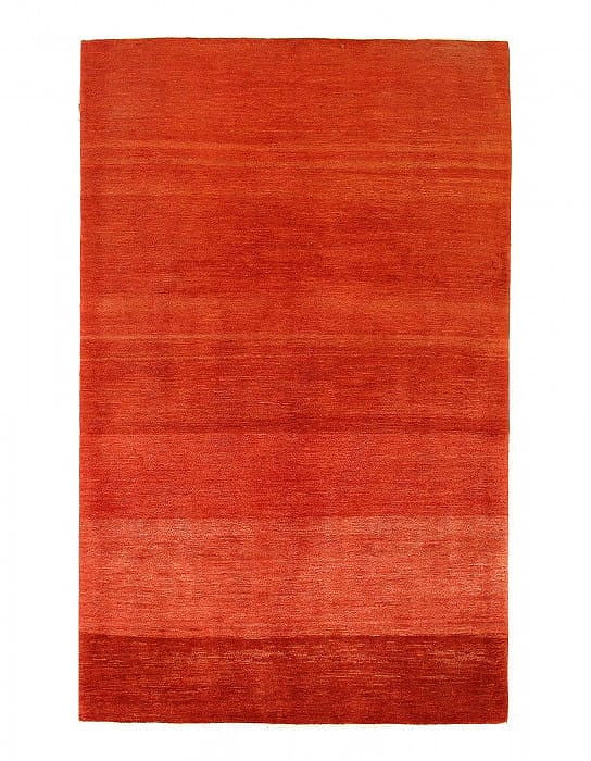 Red Fine Persian Gabbeh 4'7" X 7'5": Red Fine Persian Gabbeh 4'7" X 7'5" - New, Contemporary, Hand-Knotted, Wool, 300 -D05818- 862.This item is part of our fine auction collection which includes many fine home accessories including antiq