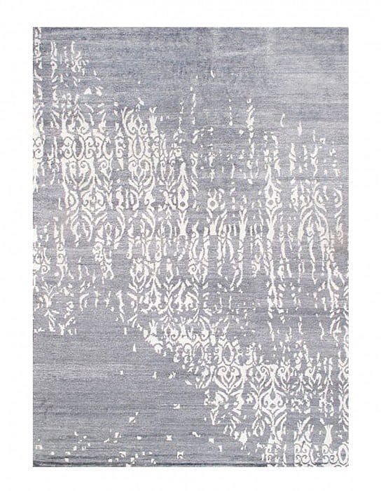 Modern Silk and wool Rug: Modern Silk and wool Rug - New, Contemporary, Hand-Knotted, Wool&Bamboo, 300 -D05664- 862.This item is part of our fine auction collection which includes many fine home accessories including antique r