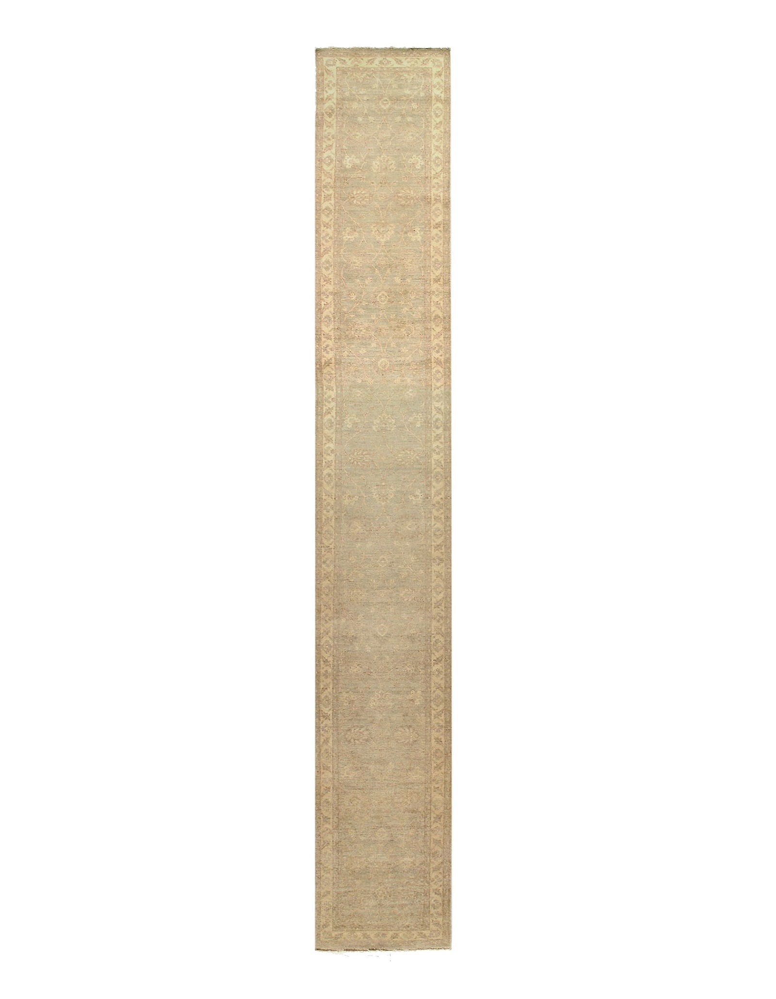 Gray Fine Hand Knotted Farahan Runner 2'.7'' X 18': Gray Fine Hand Knotted Farahan Runner 2'.7'' X 18' - New, Farahan, Hand-Knotted, Lamb's Wool, 300 -D11195- 862.This item is part of our fine auction collection which includes many fine home accessorie