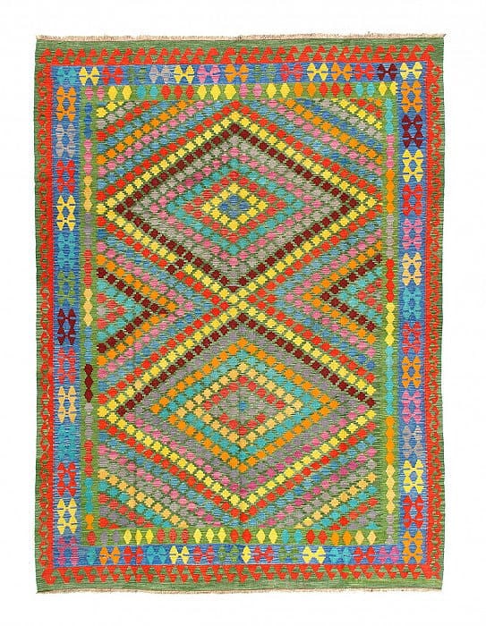 Pasargad Caucasian Tribal Style Flat Weave kilim 6'9'' X 9'5'': Pasargad Caucasian Tribal Style Flat Weave kilim 6'9'' X 9'5'' - New, Flat Weave, Hand-Knotted, Flat Weave, 300 -D14223- 862.This item is part of our fine auction collection which includes many fine h