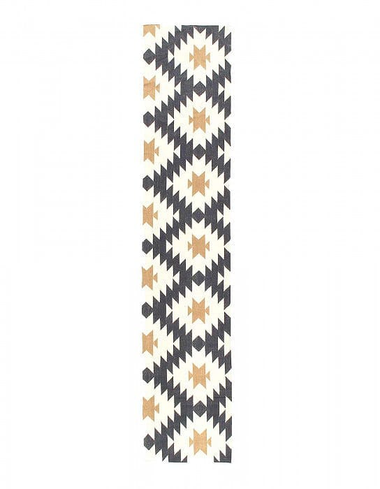 Hand Knotted Vintage Flat Weave Runner 1'9'' X 9': Hand Knotted Vintage Flat Weave Runner 1'9'' X 9' - 1980, Flat Weave, Hand-Knotted, Flat Weave, 300 -D12148- 862.This item is part of our fine auction collection which includes many fine home accessor