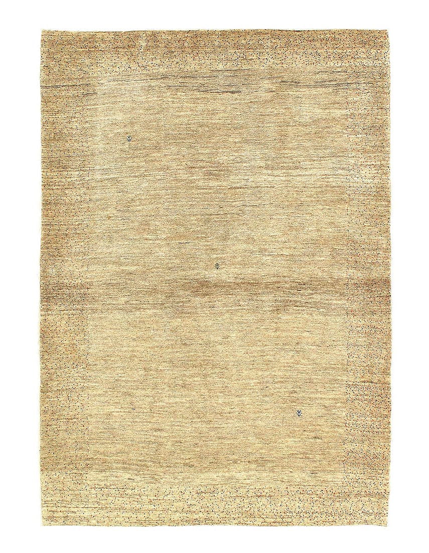 Gray Persian Gabbeh 4'2" X 6': Gray Persian Gabbeh 4'2" X 6' - New, Gabbeh, Hand-Knotted, Lamb's Wool, 300 -D05801- 862.This item is part of our fine auction collection which includes many fine home accessories including antique ru