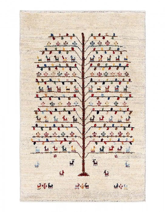 Fine Hand knotted Persian Gabbeh 2'2"X 3'4': Fine Hand knotted Persian Gabbeh 2'2"X 3'4' - NEW, Gabbeh, Hand-Knotted, Lamb's Wool, 300 -D13812- 862.This item is part of our fine auction collection which includes many fine home accessories includ